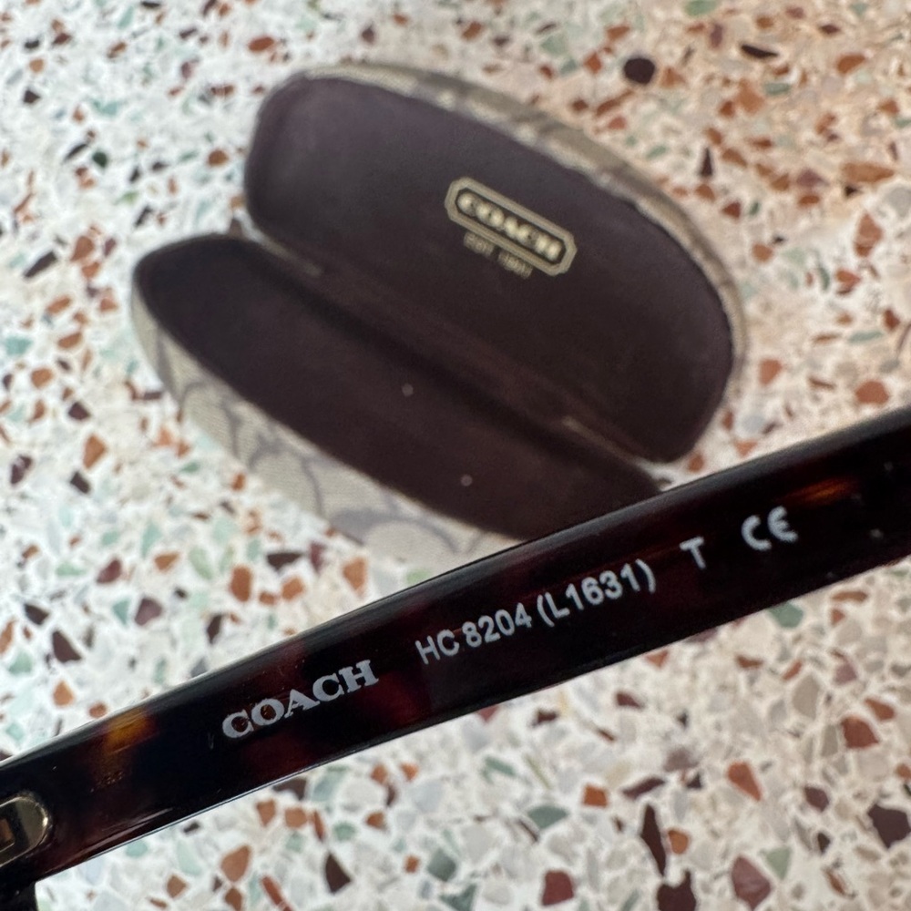 Coach Tortoise Shell Sunglasses - Picture 5 of 7